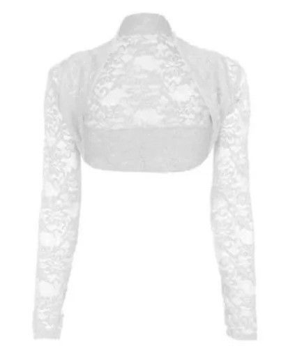 Damen spitze cropped bolero - damen,