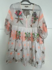 Tunika-Kleid Sommer Strand, Größe 40/42. Bunte Farben