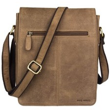 Dos Bros Hunter Leder Umhängetasche Schultertasche Seitentasche Messenger DB-013