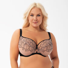 Bügel BH schwarz beige große Größen breite Träger starker Halt Gorsenia Dessous