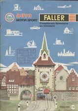 Faller Katalog 1965/66 Auto Motor Sport AMS Eisenbahn Ergänzung Preis FB bb