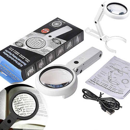 Led tischlupe mit ständer - tischlupe,