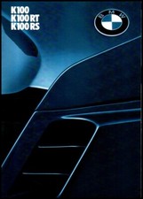 BMW Motorrad K 100, K 100 RS, K 100 RT Prospekt 1984, 36 Seiten