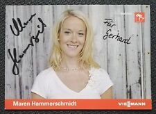 9301 Maren Hammerschmidt GER Biathlon Autogrammkarte original signiert