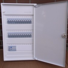 Hager AP Verteiler VA36CN leer/ bestückt Hager Sicherungskasten 3-reihig