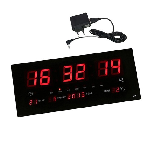 Digitale wanduhr led - digitale,