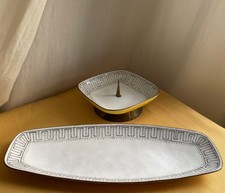 Emaille Kerzenhalter und