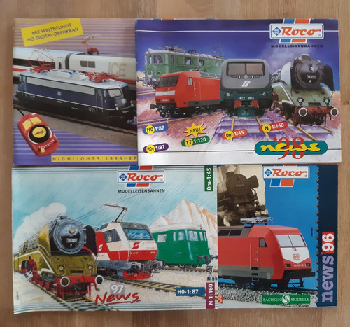 Roco modellbahn kataloge news - roco,