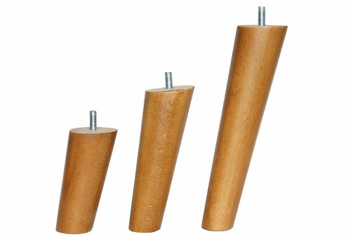 Holz abgewinkelt rundkegel - 4x,