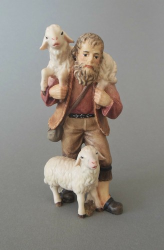 Schafhirte hirte mit schafen - schafhirte,