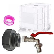 IBC Adapter mit Kugelhahn 3/4"