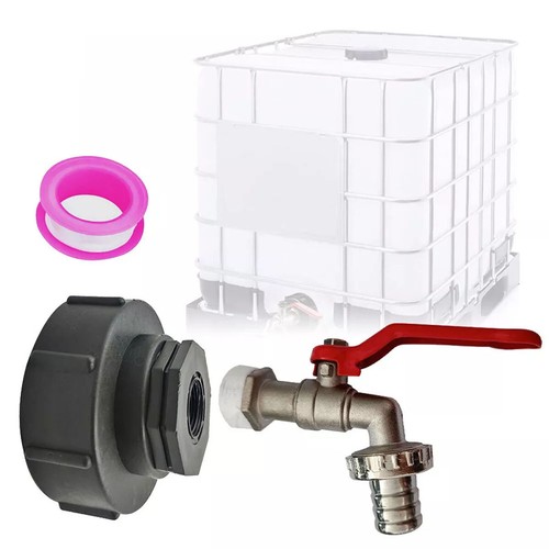 Ibc adapter mit - kugelhahn, 3/4"