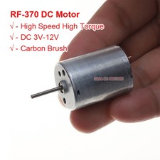 Mini 370 Motor DC 3V 5V 9V 12V