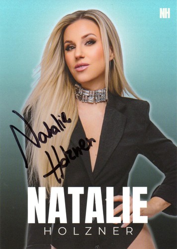 Neu natalie holzner autogramm - holzner,