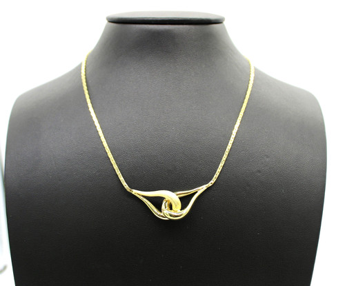333 gelbgold collier kette - 333,