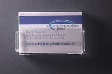 Visitenkartenwandhalter aus