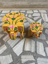 Blumenmuster bemalt elefant - blumenmuster,