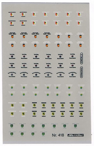 Decals feuerwehr - 1:87, "feuerwehr