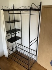 Offen kleiderschrank Kleiderregal Ankleideschrank Garderobenständer 114*44*195cm
