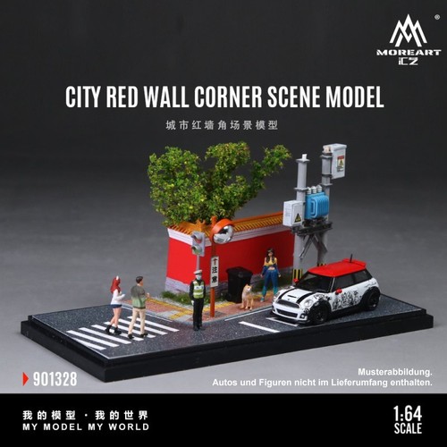 Diorama red wall - -,
