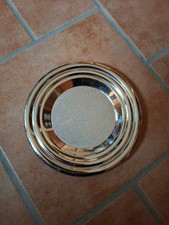 Servierteller Tablett DDR Alu klein rund 19 cm  f. Eisbecher o.ä. HO Mitropa