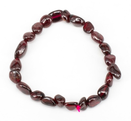 Granat nuggetarmband edelstein - granat,