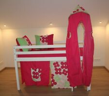 Matratze + Turm + Kissen + Vorhänge für Hochbett von HOPPEKIDS  