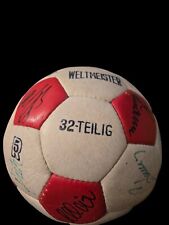 Ball signiert WM 1974 + WM 1978 DFB Weltmeister Deutschland Autogramm Unterschri