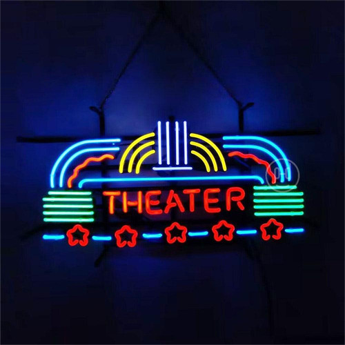 Theater neon sign - theater,