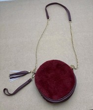 Italy Mode Damen Handtasche - weinrot *wie neu*