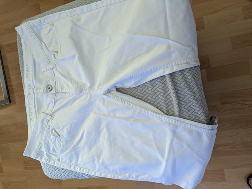 Weiße capri jeans 34 - weiße,