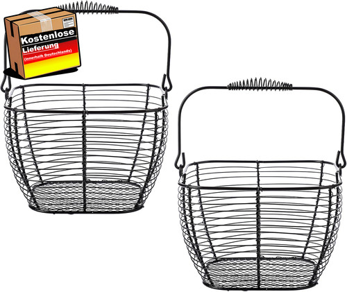 Quadratischer eierkorb set aus - quadratischer,