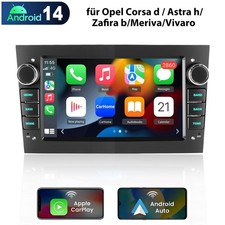 DAB Android Autoradio 2+64G Für Opel Astra H Corsa C/D Zafira B GPS Carplay Navi