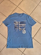 Napapijri T-Shirt blau mit Aufdruck (Größe S)