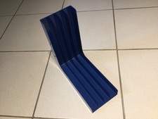 LP WINKEL STÄNDER / BLAU / GUSTAVSBERG / GUTER ZUSTAND / 12“ VINYL AUFBEWAHRUNG