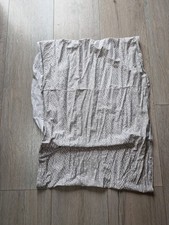 Stillschal Tuch grau weiß