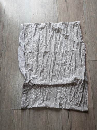 Stillschal tuch grau weiß - grau,