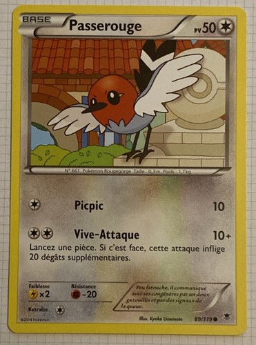 Pokemon karte 119 - karte, 89/119