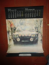 Garagenkalender Renault 1980