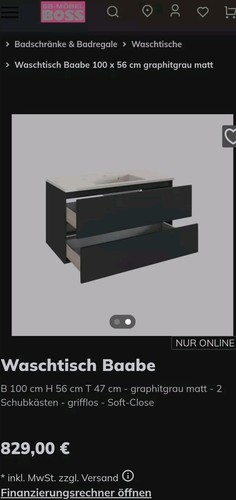 Waschtisch baabe komplett neu - komplett,