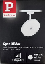 LED Schie­nen­spot Paulmann 948.96 URail 3-Step-Dim Hildor dimmbar Signalweiß,Ne