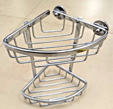 Eck-Duschkorb 2 Etagen Chrom