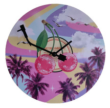 Vinyl Schallplattenuhr -