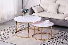Designer Couchtisch mit Gold