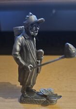 ZINN Figur von Carl Spitzweg - Der Schmetterlingsfänger - Top Zustand Sammlung 