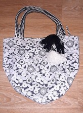 Damen TASCHE Shopper Umhängetasche Handtasche Spitze flower jeanne d arc jdl neu