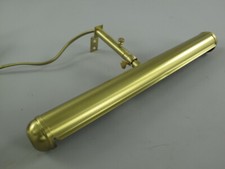 Bilderleuchte Vintage Messing Wandlampe verstellbar B.33cm Antik Stil Wandlampe