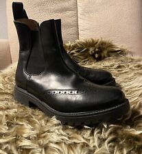 Edler Leder Chelsea Von BRITISH PASSPORT Gr. 38, Schwarz