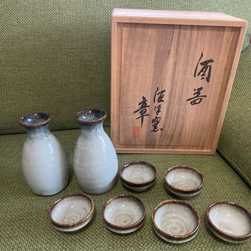Japanisches sake set aus - japanisches,