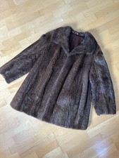 Brauner Biber Pelzmantel Pelz